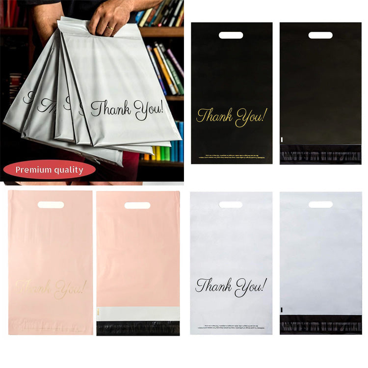 Mailing Bags Handle Mailer Bag For Packaging Shipping Postal Envelope Thank You