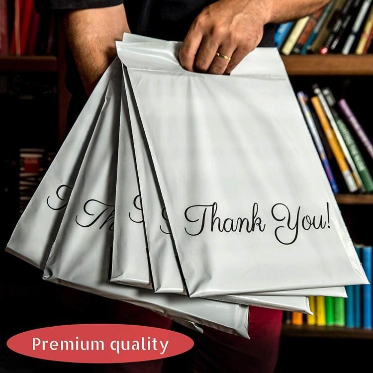 Mailing Bags Handle Mailer Bag For Packaging Shipping Postal Envelope Thank You