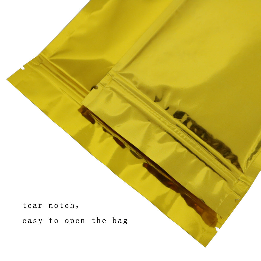 Gripseal Food Storage Bags Flat Pouches For Spices Herbs Tea Preserve Packing