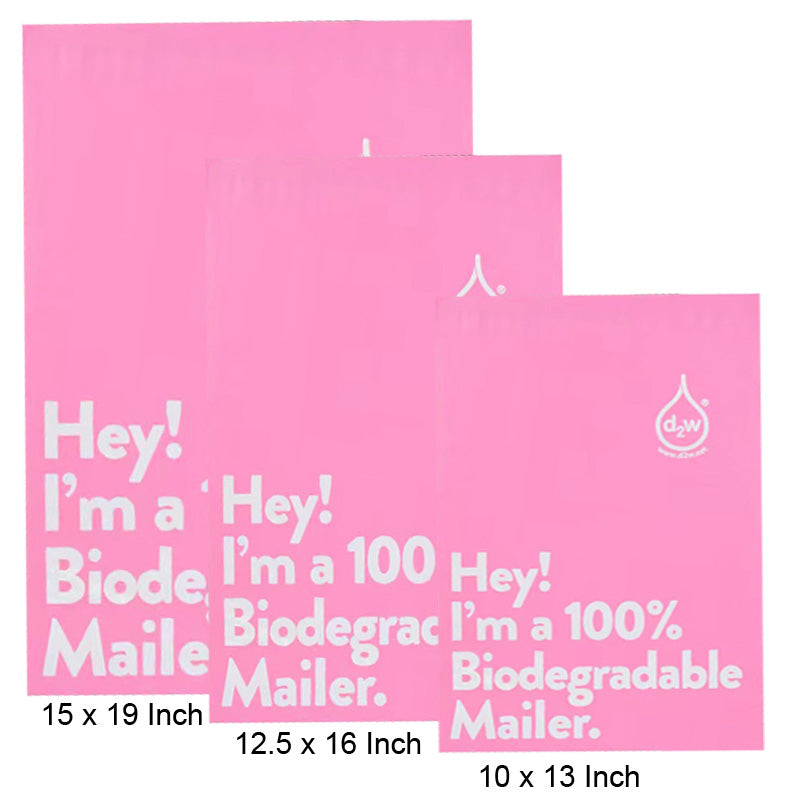60x Mix Size Mailer Bag Mailing Postal Bags Envelopes I AM BIO For Shipping Packing Biodegradable Strong Postal Carrier