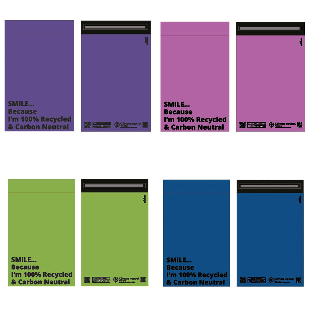 Mailer Bags Mailing Envelope Made From 100% Recycled Material Colourful Parcel Shipping Mailer