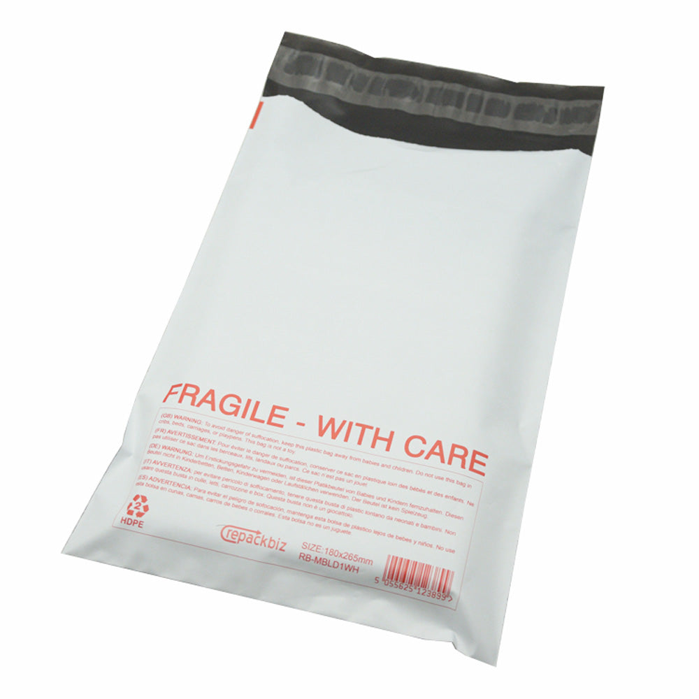 100x Mailing Bags Postage Mailers Poly Shipping Envelopes Sacks Peel & Seal Stron Tear-Proof