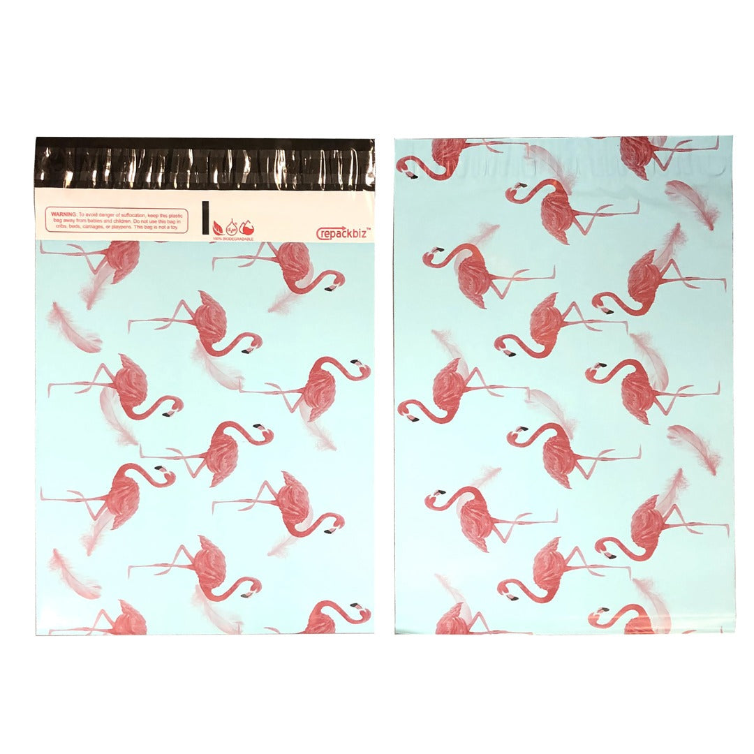 100x Bio-Degradable Mailer Bag Mailing Postal Bags For Shipping Designer Printed