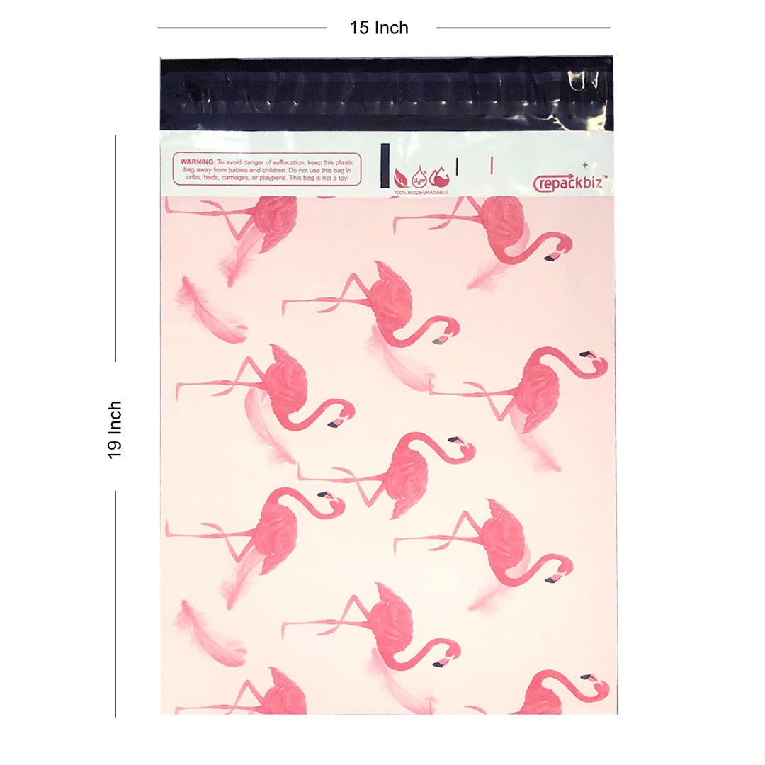 100x Bio-Degradable Mailer Bag Mailing Postal Bags For Shipping Designer Printed