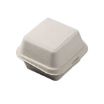 50x Biodegradable Compostable Ham Burger Box Container Fast Food Meal Takeaway