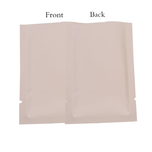 100x Open Top Mylar Bags Flat Pouch Sachet 6x9CM Peach Pink BPA Free