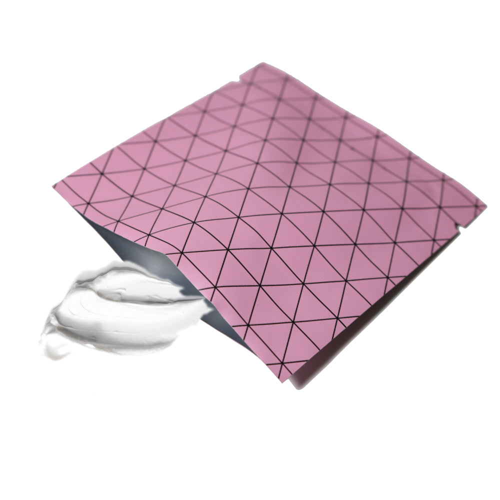 100x Open Top Packing Bags Flat Pouch Sachet Pink Heat Sealant BPA Free