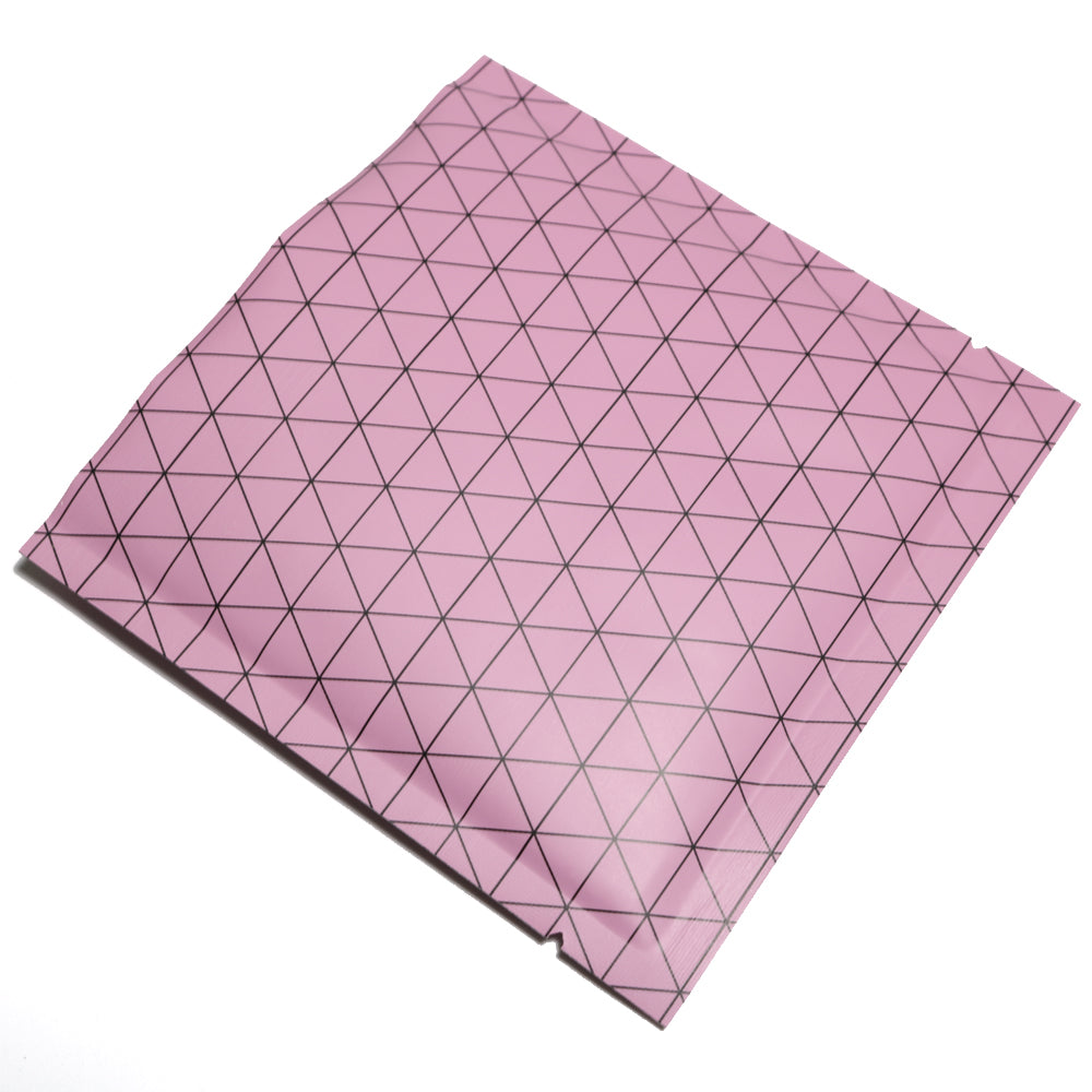 100x Open Top Packing Bags Flat Pouch Sachet Pink Heat Sealant BPA Free