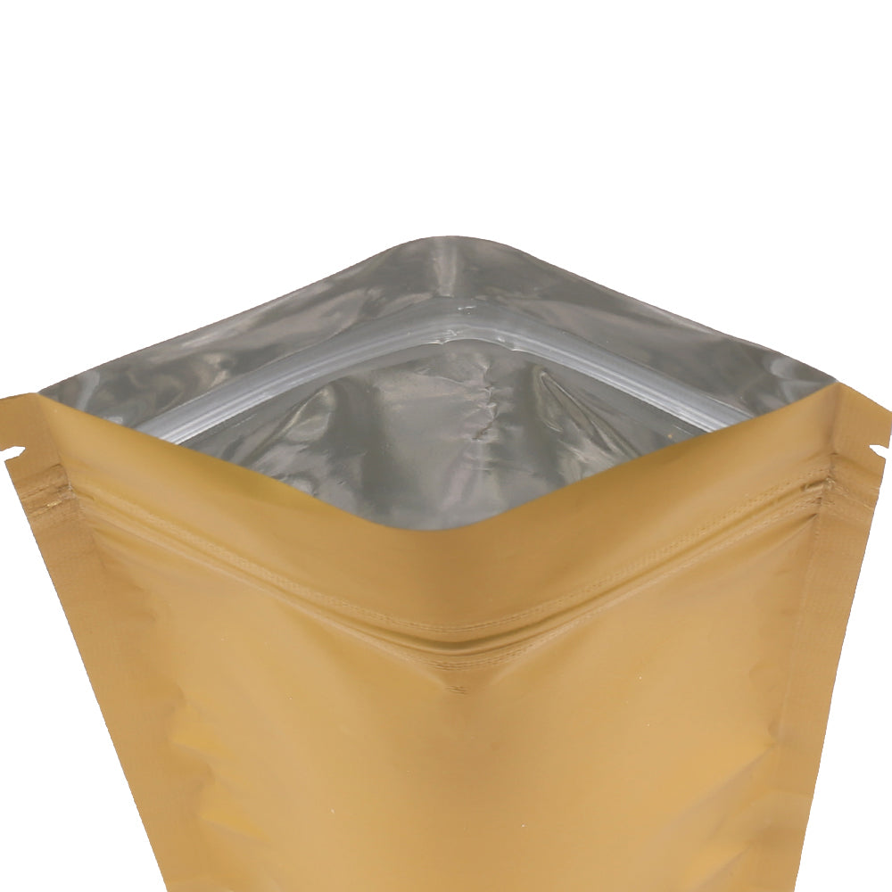 100x Gripseal Food Bags Flat Pouch 7.5x10CM BPA & Smell Free Packing For Spice, Herbs