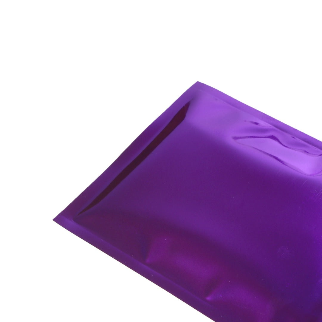 100x Gripseal Food Bags Flat Pouch 7.5x10CM BPA & Smell Free Packing For Spice, Herbs