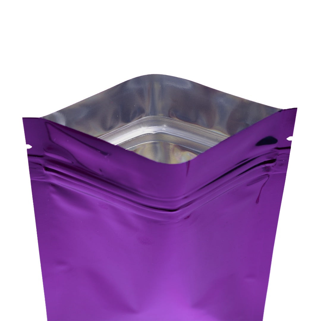 100x Gripseal Food Bags Flat Pouch 7.5x10CM BPA & Smell Free Packing For Spice, Herbs