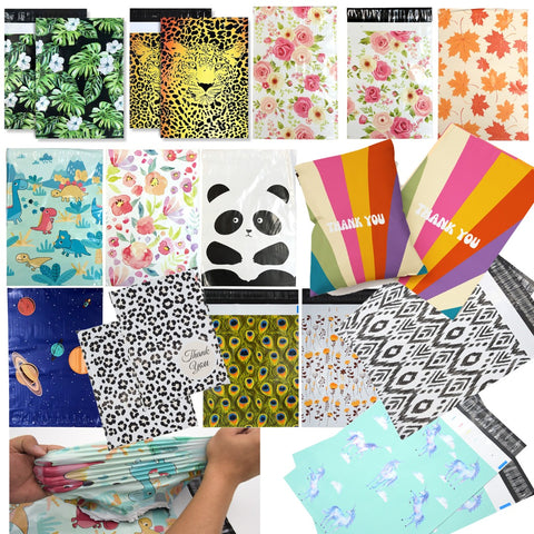 Designer Poly Mailer Bag Mailing Postal Bags Gifts Shipping Wrapping Design Pattern Envelope For Mail