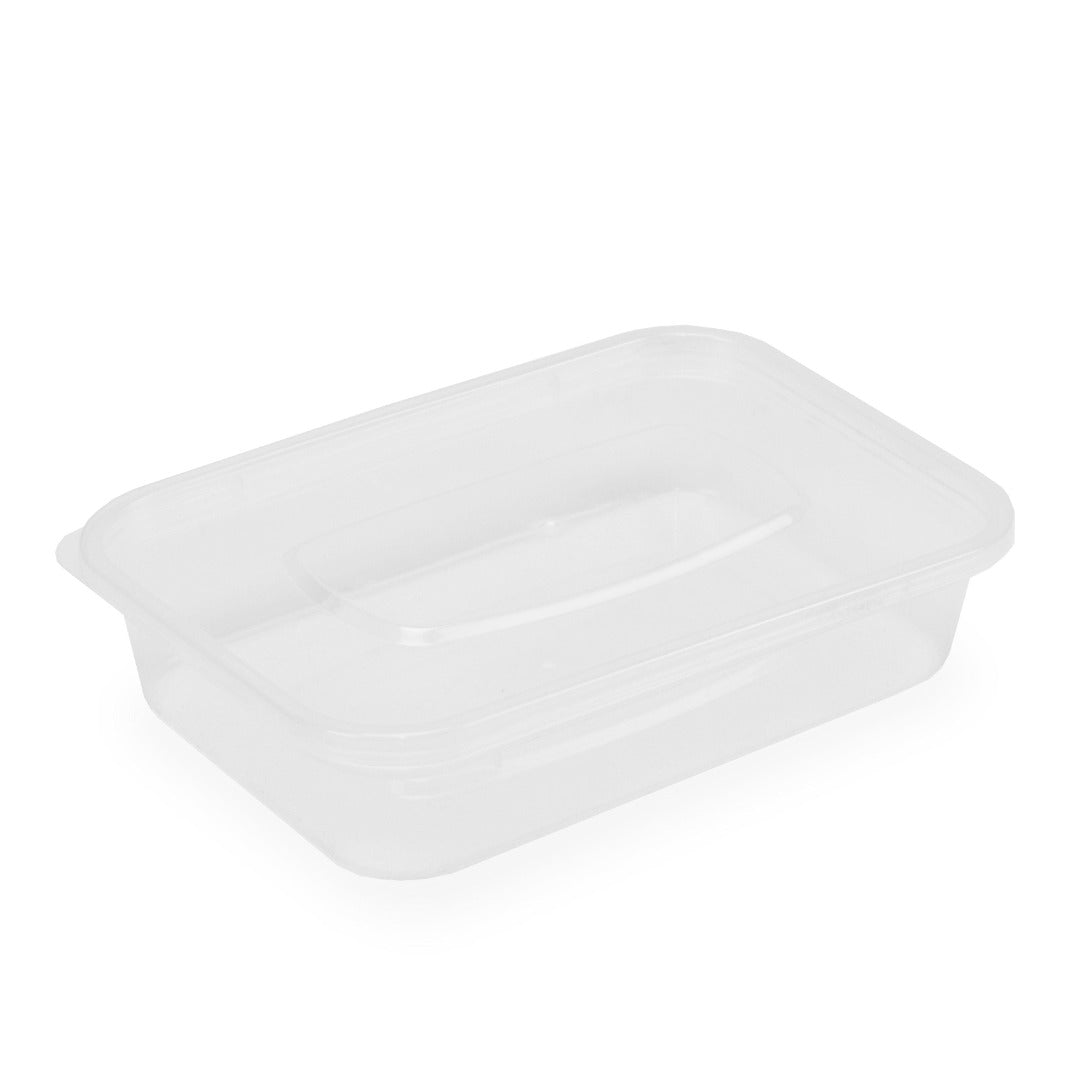 Clear Food Containers With Lids Multipurpose Reusable Clear Plastic BPA Free For Takeaway or Storage