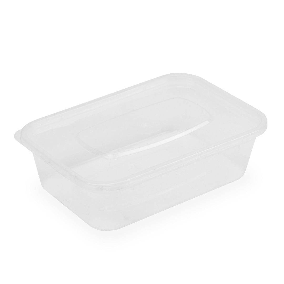 Clear Food Containers With Lids Multipurpose Reusable Clear Plastic BPA Free For Takeaway or Storage