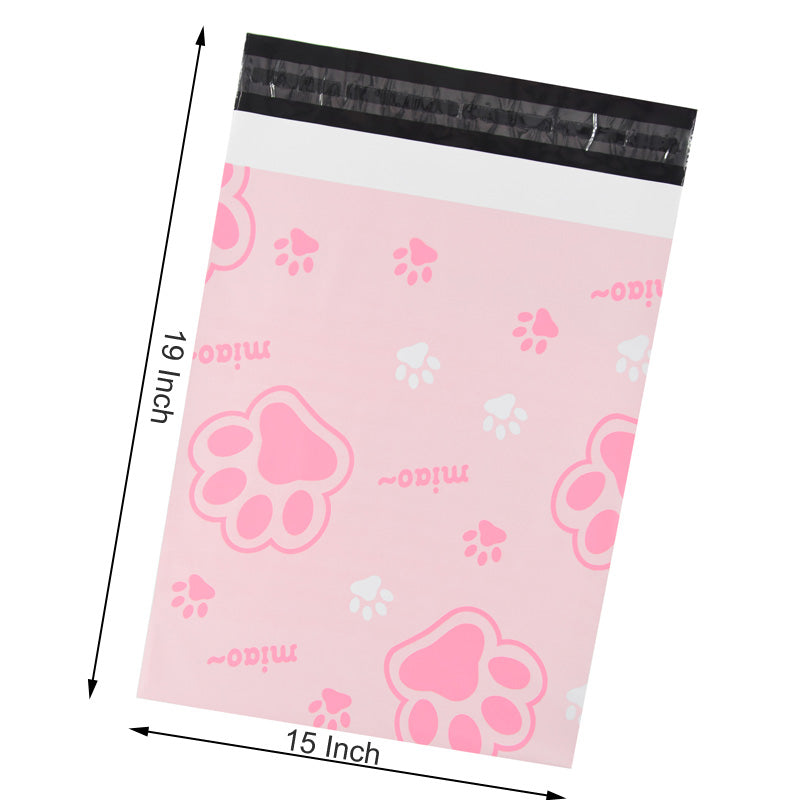 Poly Mailer Bag Mailing Postal Bags Cat Paws Gifts Shipping Wrapping Design Pattern Envelope For Parcel Mail