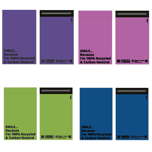 Mailer Bags Mailing Envelope Made From 100% Recycled Material Colourful Parcel Shipping Mailer