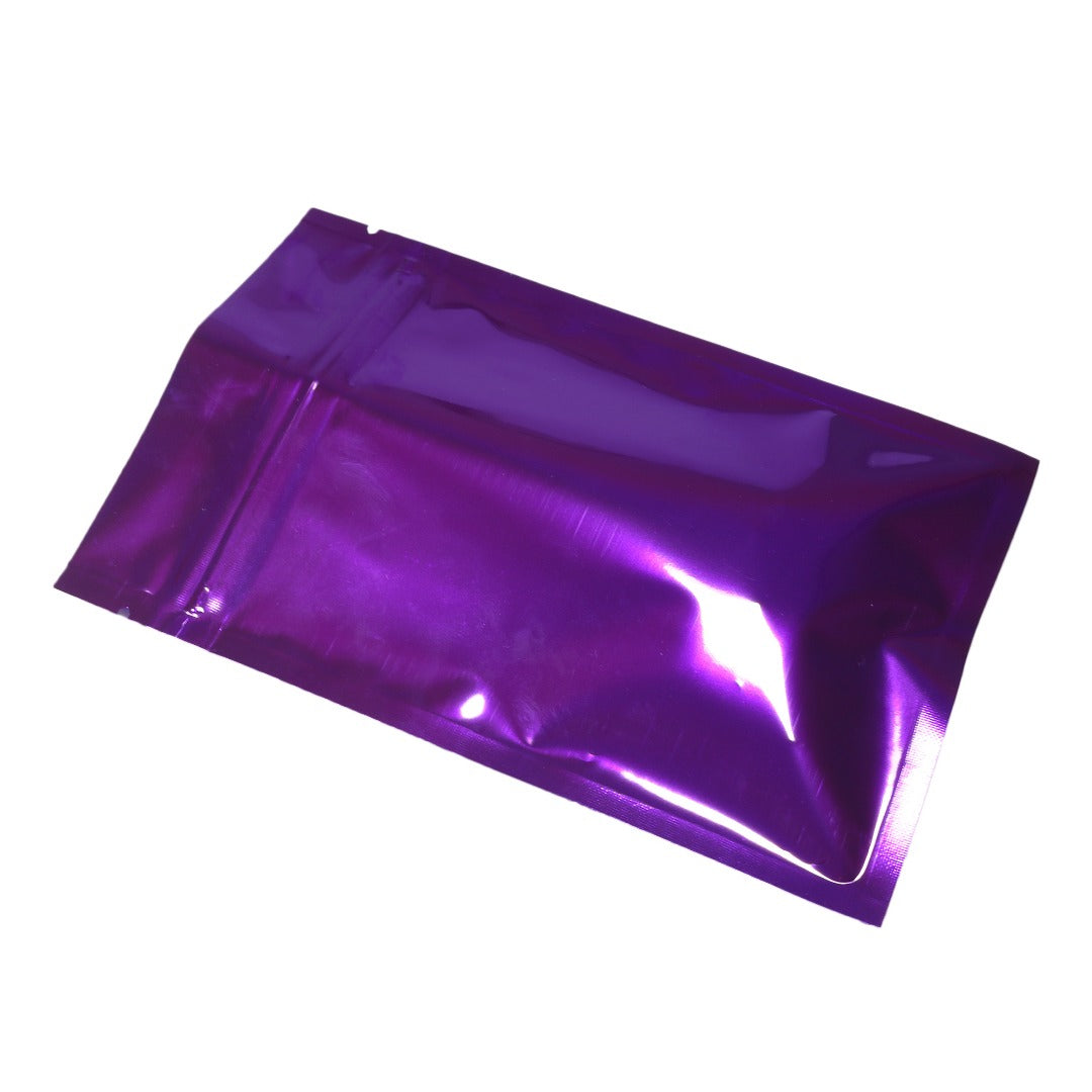 100x Gripseal Food Bags Flat Pouch 7.5x10CM BPA & Smell Free Packing For Spice, Herbs