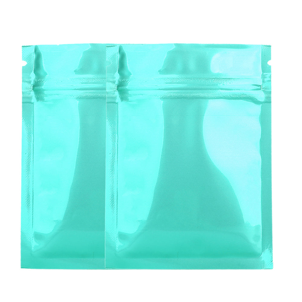100x Gripseal Food Bags Flat Pouch 7.5x10CM BPA & Smell Free Packing For Spice, Herbs