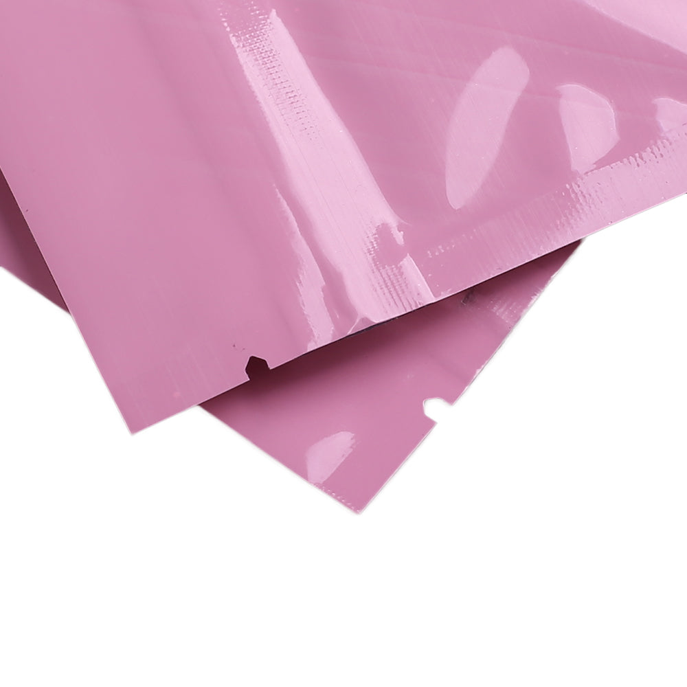 100x Gripseal Food Bags Flat Pouch 7.5x10CM BPA & Smell Free Packing For Spice, Herbs