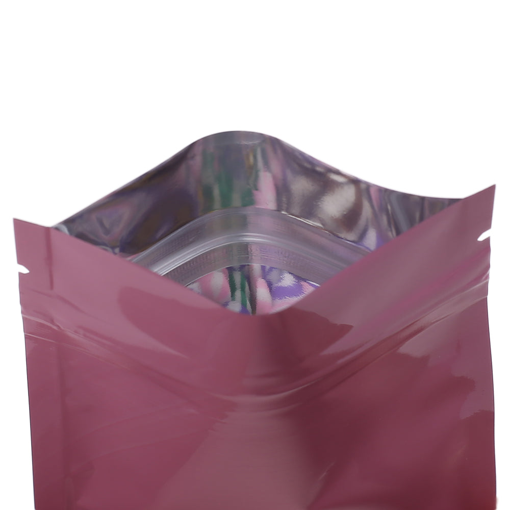 100x Gripseal Food Bags Flat Pouch 7.5x10CM BPA & Smell Free Packing For Spice, Herbs