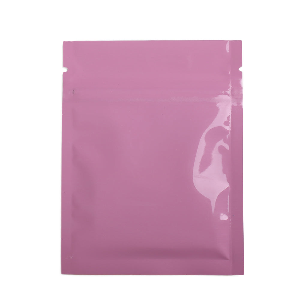 100x Gripseal Food Bags Flat Pouch 7.5x10CM BPA & Smell Free Packing For Spice, Herbs