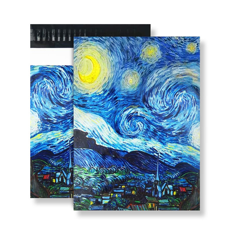 Designer Poly Mailers 10x13 Inch (25x34 cm) Self Seal Shipping Bags for Clothing, Gifts Business Parcels Packaging ? Tear & Water Resistant