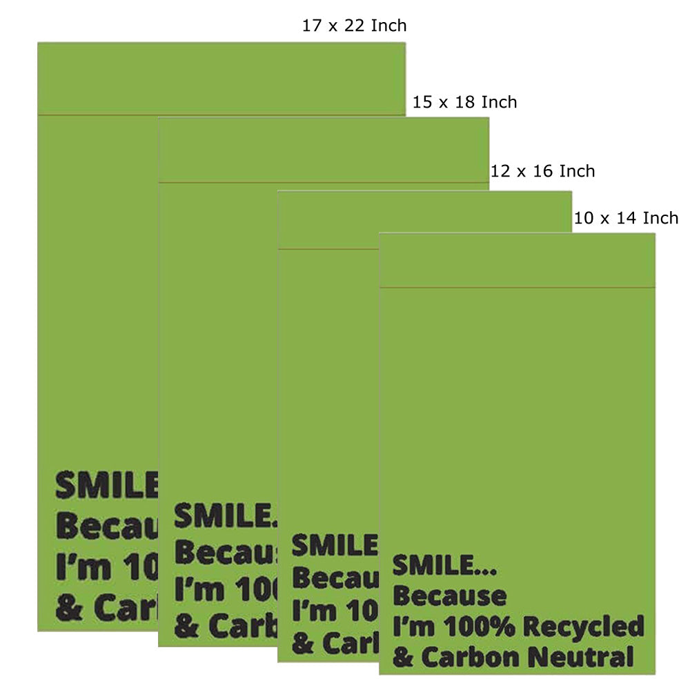 60x Mix Size Mailer Bags Mailing Envelope Made From 100% Recycled Material Colourful Parcel Shipping Mailer