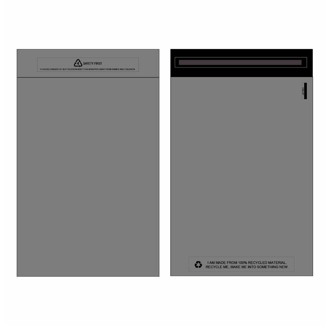 Grey Mailing Bags Strong Poly Postal Postage Self Seal Parcel Bag 100% Recycled