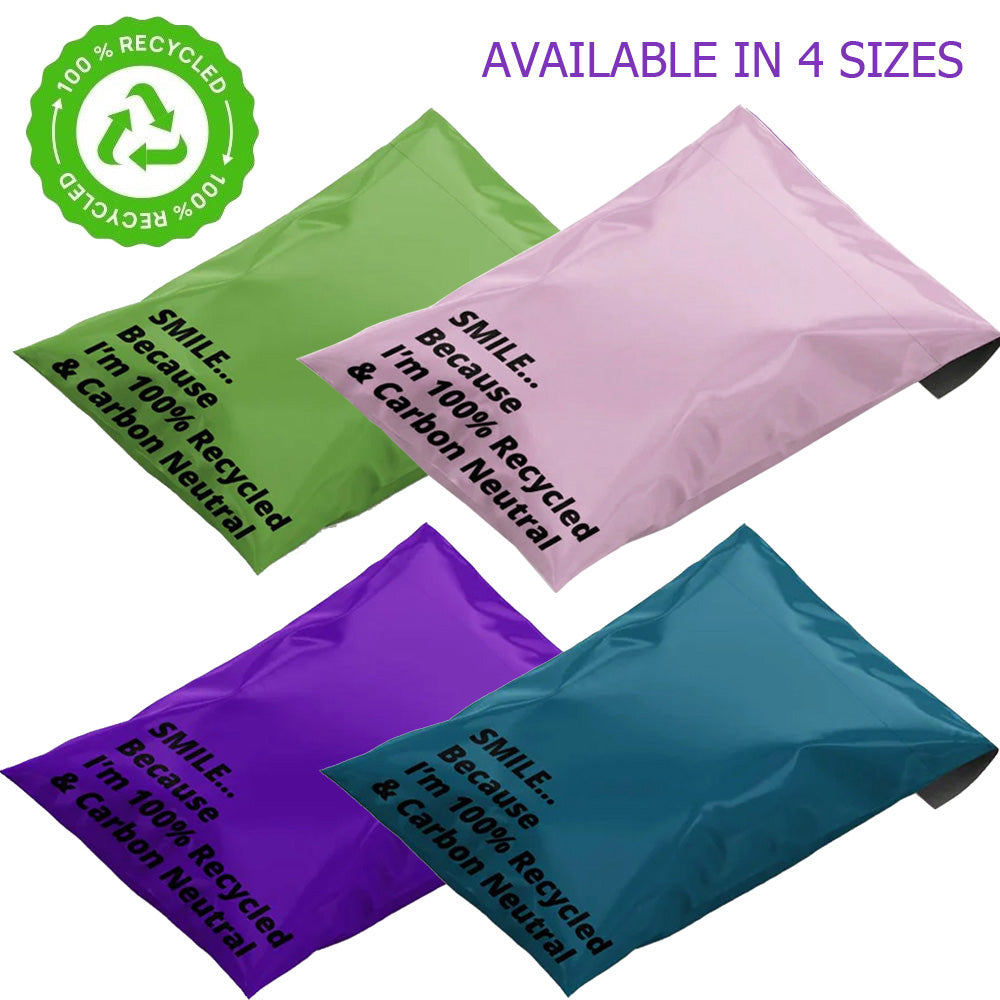 Mailer Bags Mailing Envelope Made From 100% Recycled Material Colourful Parcel Shipping Mailer