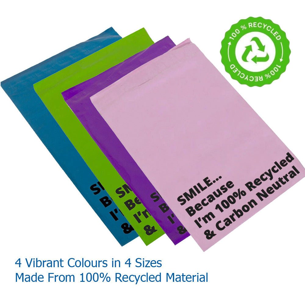 Mailer Bags Mailing Envelope Made From 100% Recycled Material Colourful Parcel Shipping Mailer