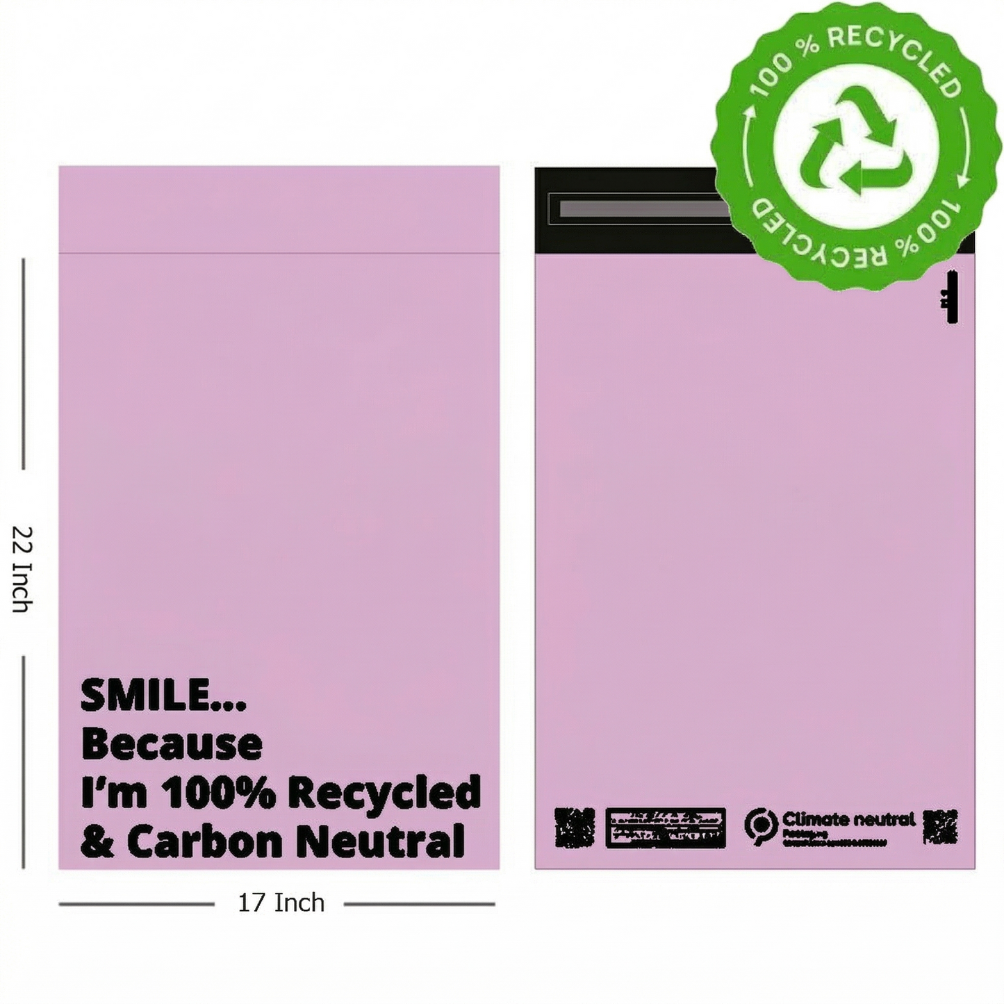 Mailer Bags Mailing Envelope Made From 100% Recycled Material Colourful Parcel Shipping Mailer
