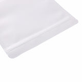 Strong Grip Seal Gusset Bags Smell Free - White Craft Paper with Clear Window