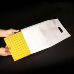 100x Mailer Bag Mailing Postal Bags With Handle For Packaging Shipping Thank You