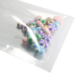 100x Open Top Bags Flat Pouch Both Side Clear Transparent Packing Heat Seal-able