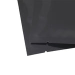 100x Matte Black Open Top Heat Sealant Bags Flat Pouch BPA Free Food Packaging
