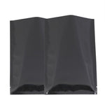 100x Matte Black Open Top Heat Sealant Bags Flat Pouch BPA Free Food Packaging