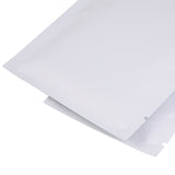 100x Matte White Open Top Heat Sealant Bags Flat Pouch For Food Packaging BPA Free Smell Free