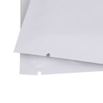 100x Matte White Open Top Heat Sealant Bags Flat Pouch For Food Packaging BPA Free Smell Free