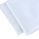 100x Clear White Open Top Bags Flat Pouch Sachet For Food Packaging Heat Sealant BPA Free Smell Free