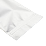 100x Gusset Base White Grip Seal Bags Stand-Up Pouch Strong Bag BPA Free For Food Packaging