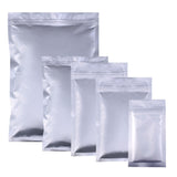 100x Silver Zip Seal Lock Gripseal Bags Flat Pouch Heavy Duty BPA Free Packing